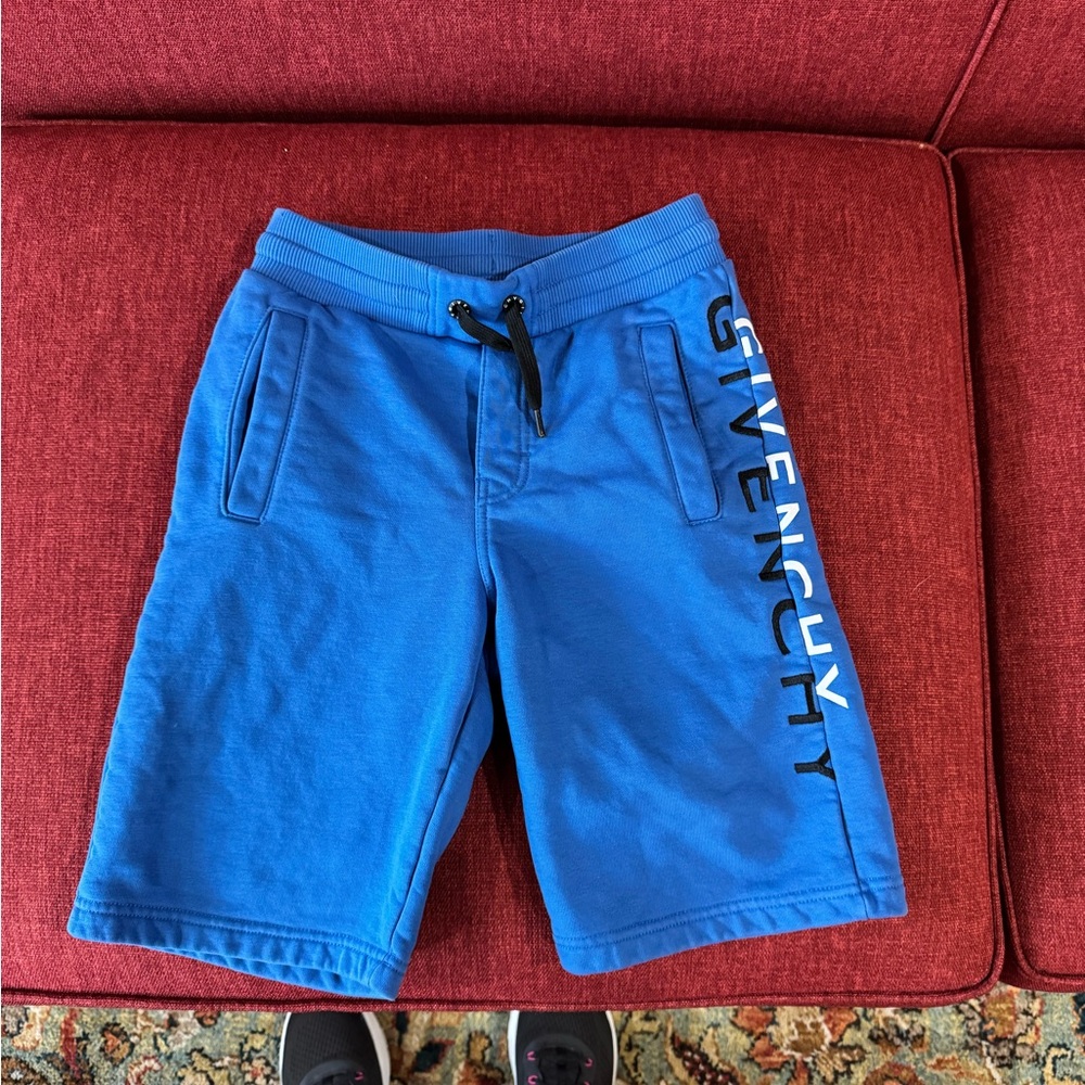 Givenchy Vibrant Blue kids shorts Sz 10